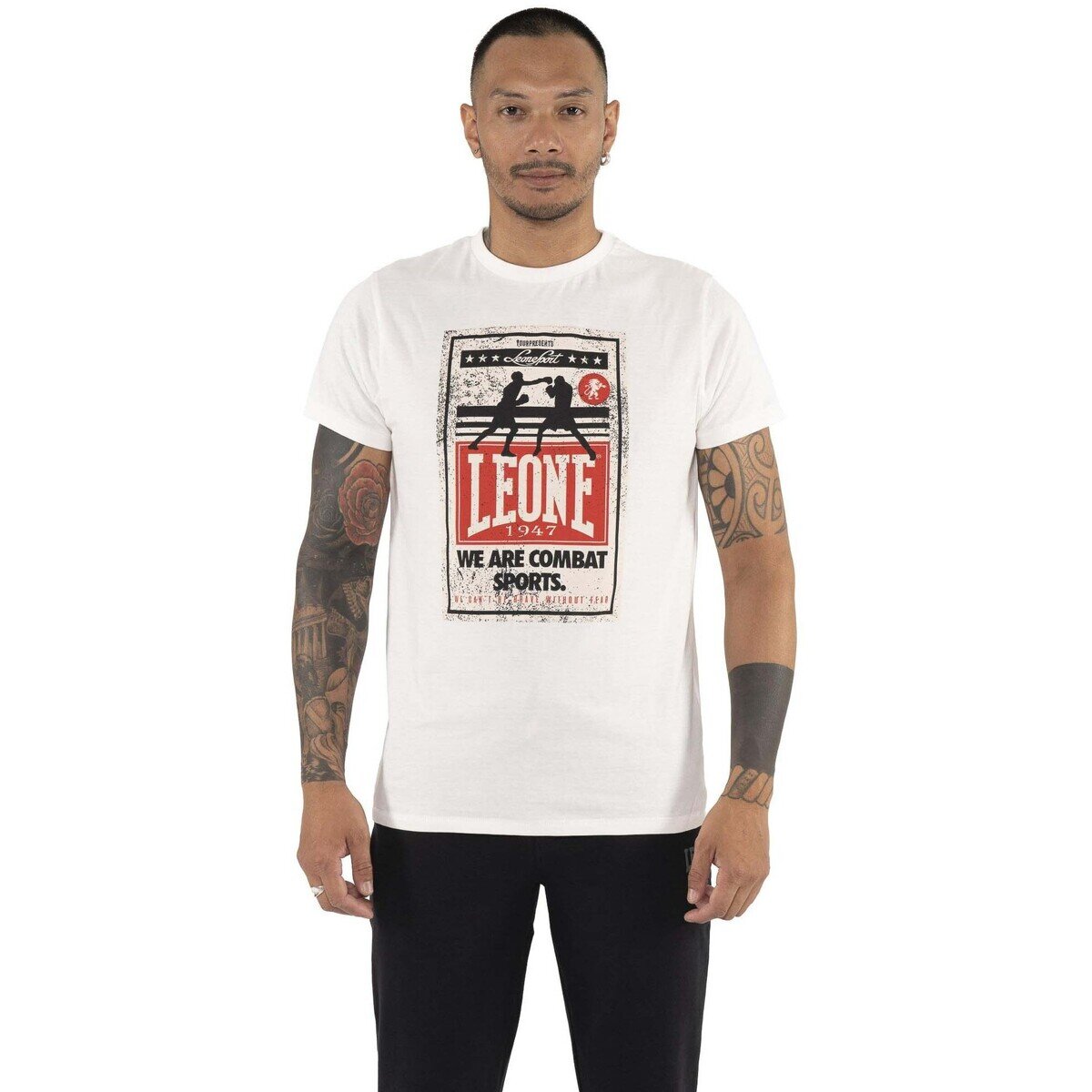 Leone 1947 Îmbracaminte Man Short Sleeves Manifest