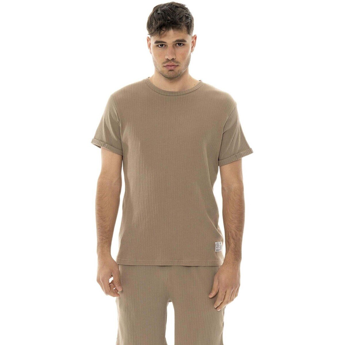 Leone 1947 Îmbracaminte Man Short Sleeves Natural