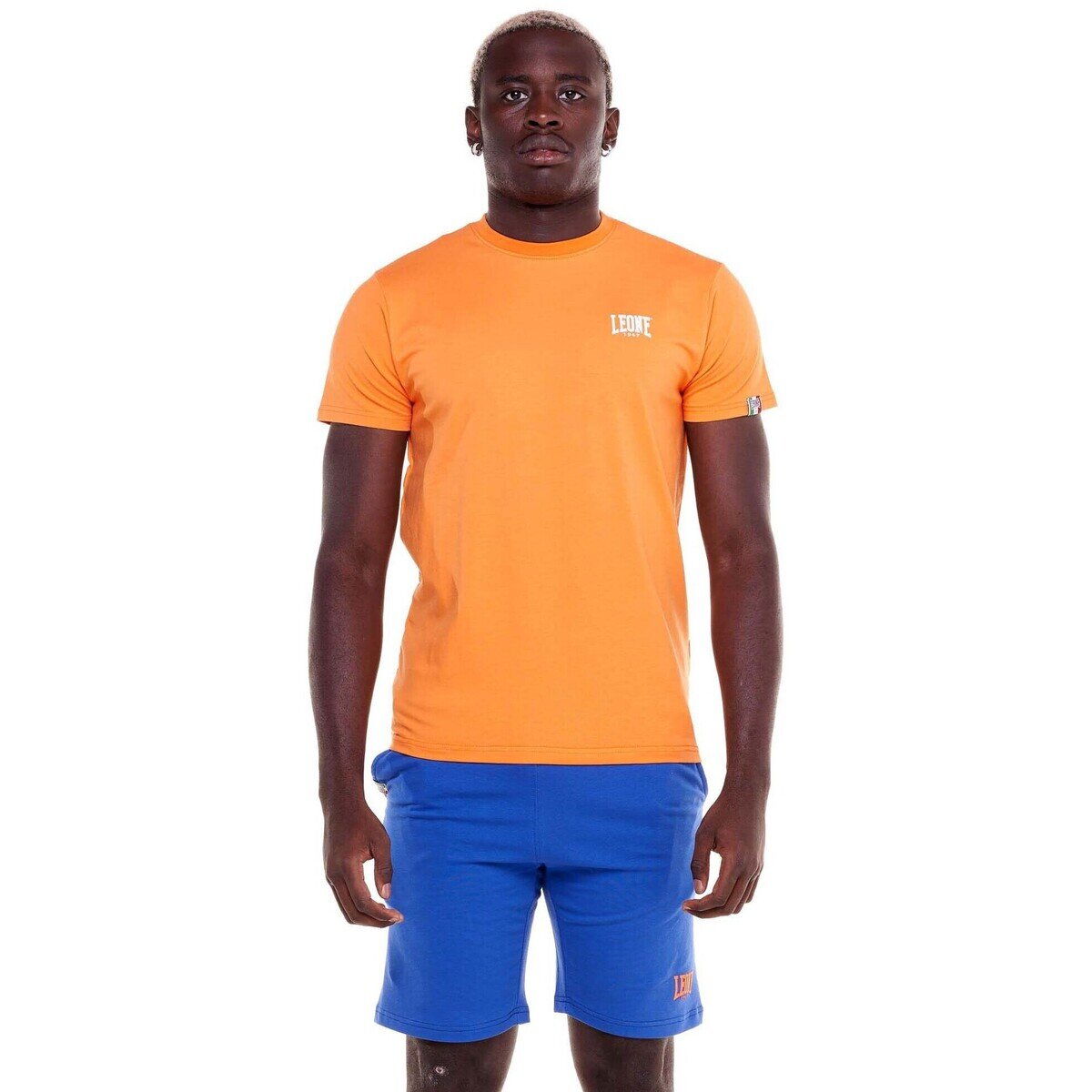 Leone 1947 Îmbracaminte Man Short Sleeves Small Logo