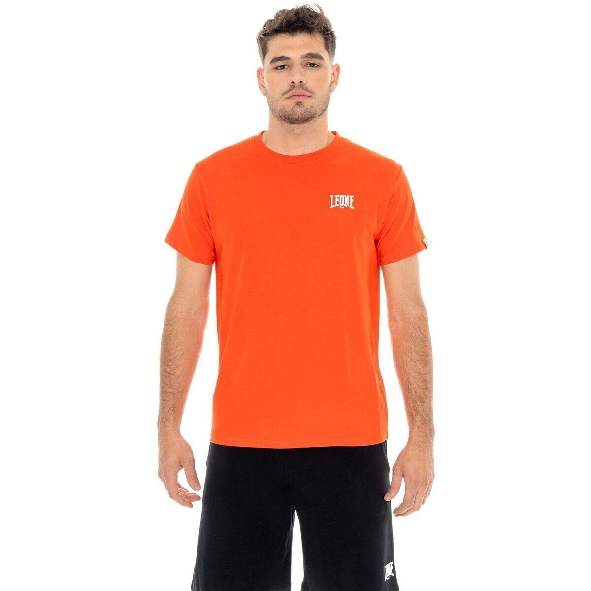 Leone 1947 Îmbracaminte Man Short Sleeves Small Logo