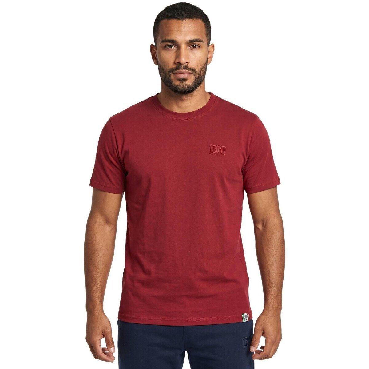 Leone 1947 Îmbracaminte Man Short Sleeves Small Logo