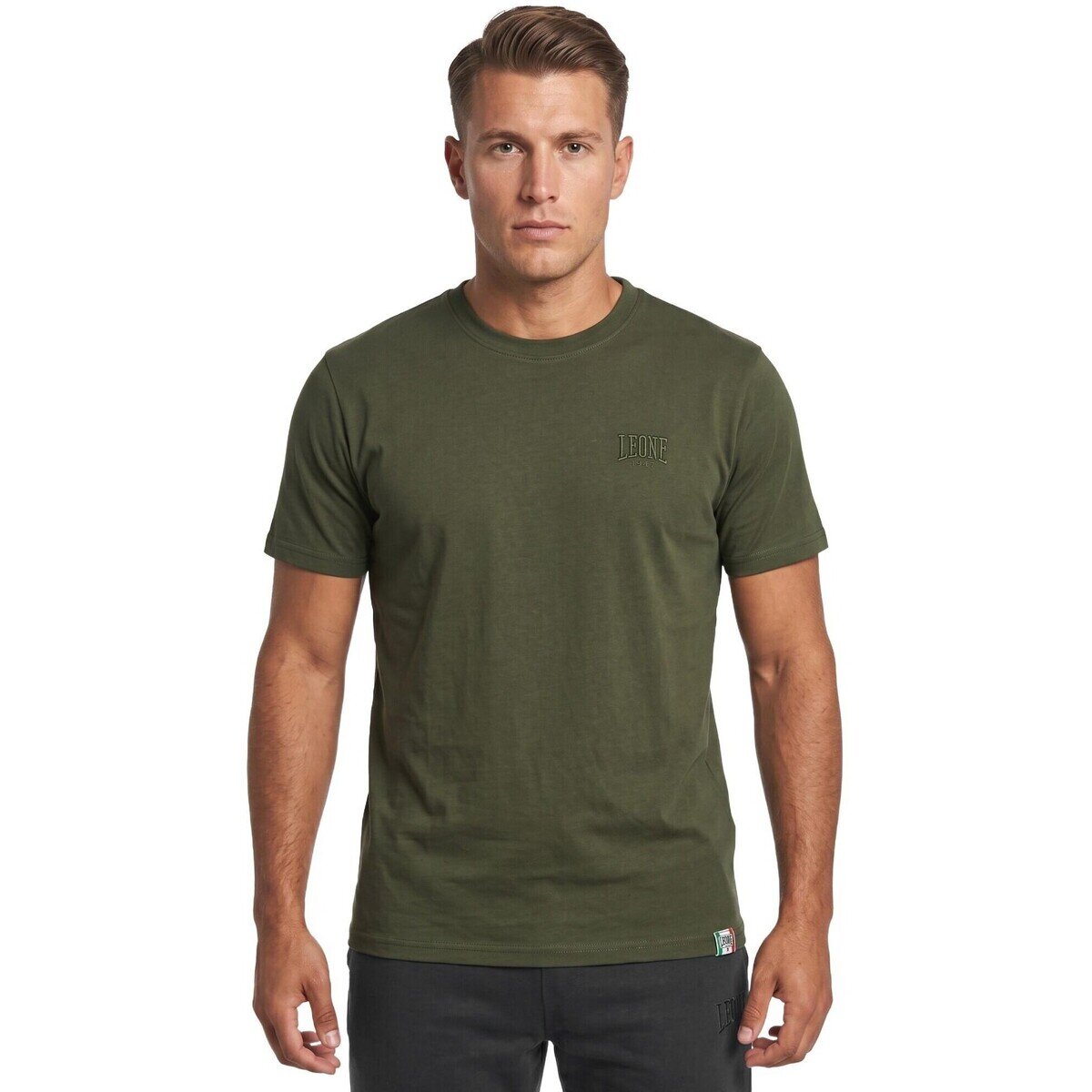 Leone 1947 Îmbracaminte Man Short Sleeves Small Logo