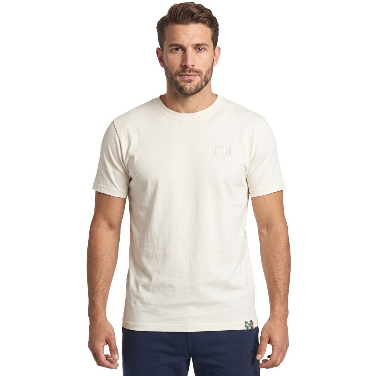 Leone 1947 Îmbracaminte Man Short Sleeves Small Logo