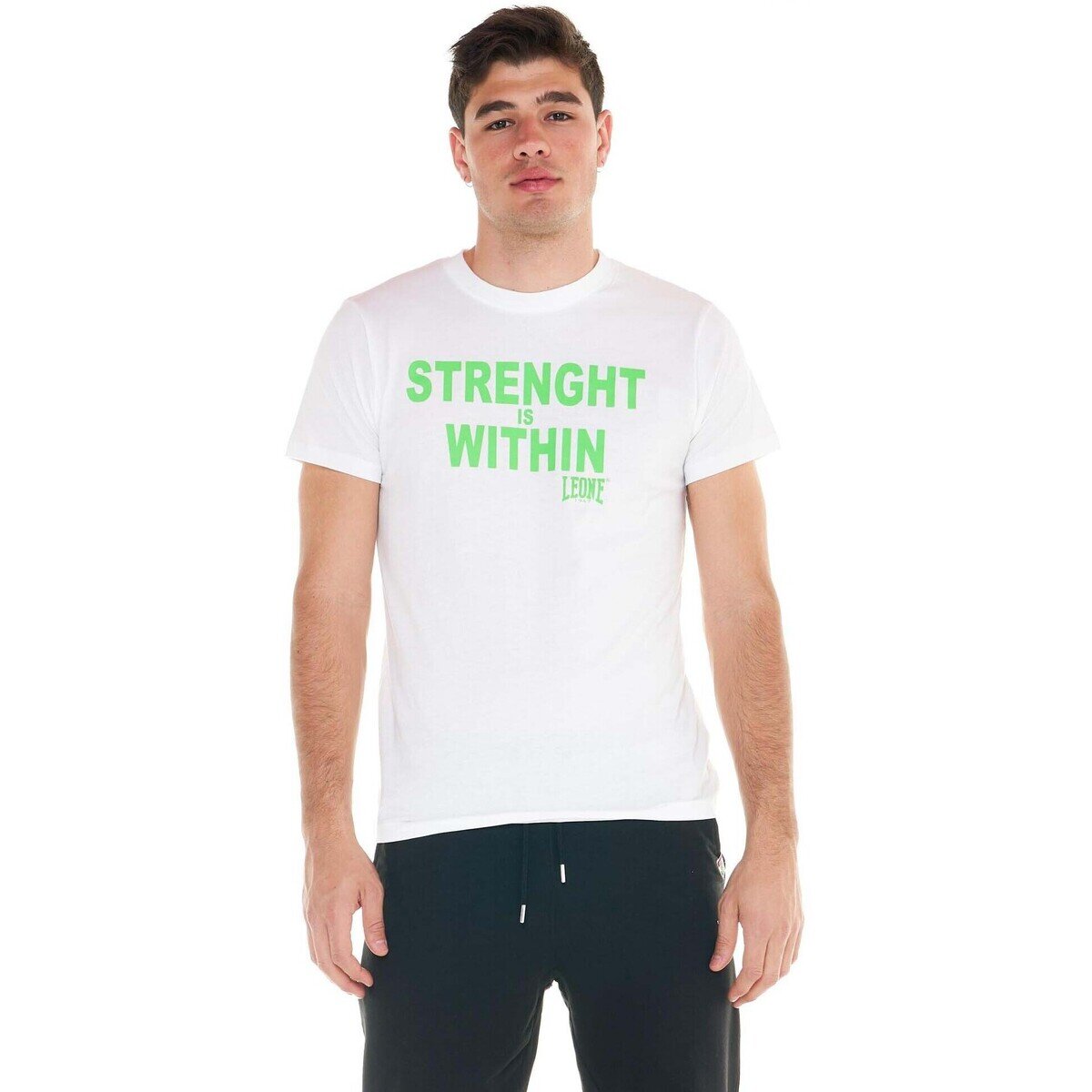 Leone 1947 Îmbracaminte Man Short Sleeves Sporty Fluo