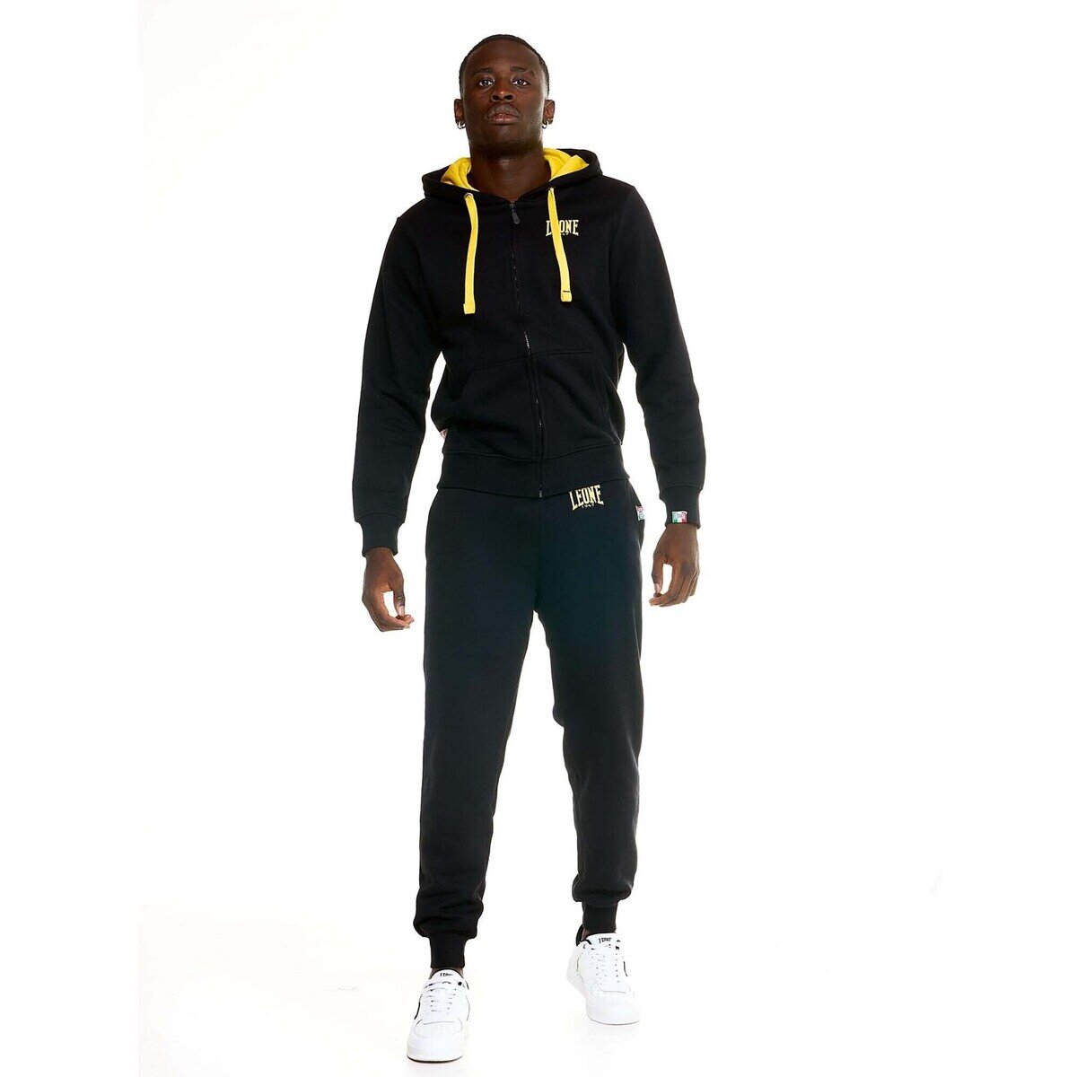 Leone 1947 Îmbracaminte Man Suit Fleece Hoody Zipped