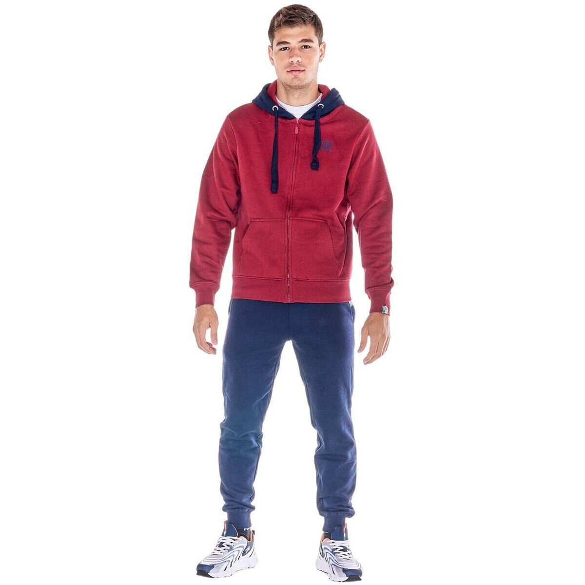 Leone 1947 Îmbracaminte Man Suit Fleece Hoody Zipped