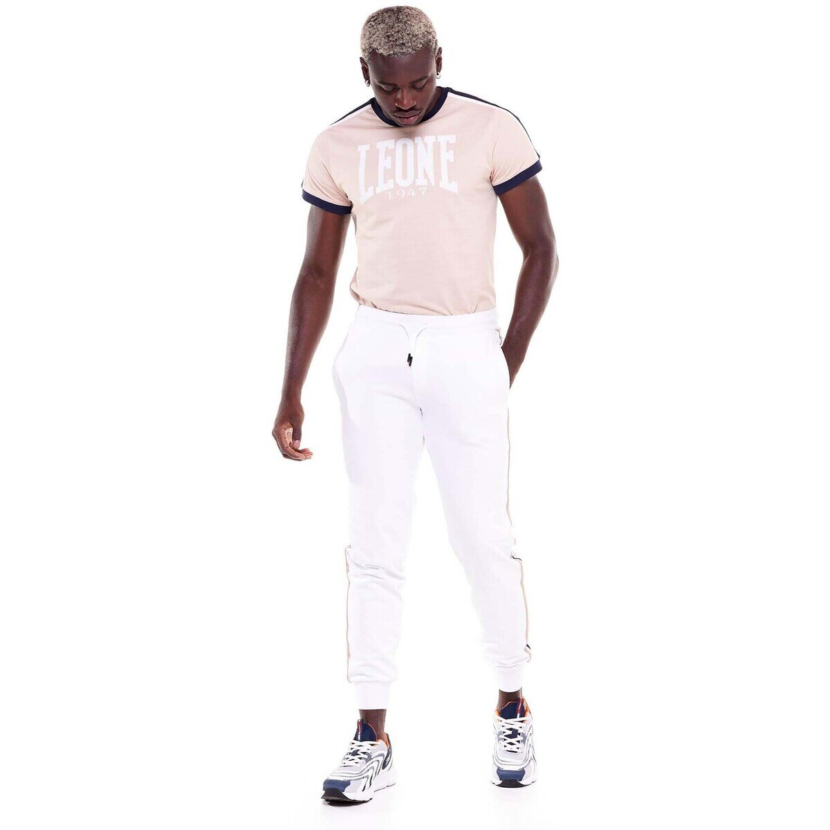 Leone 1947 Îmbracaminte Man Sweatpants Earth Tones