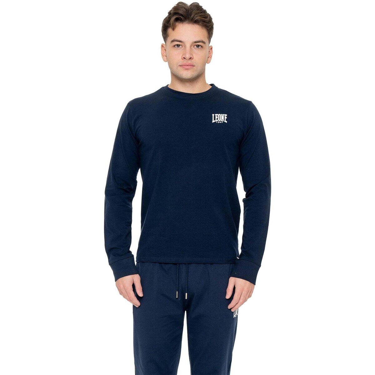 Leone 1947 Îmbracaminte Man T-Shirt Long Sleeves Small Logo