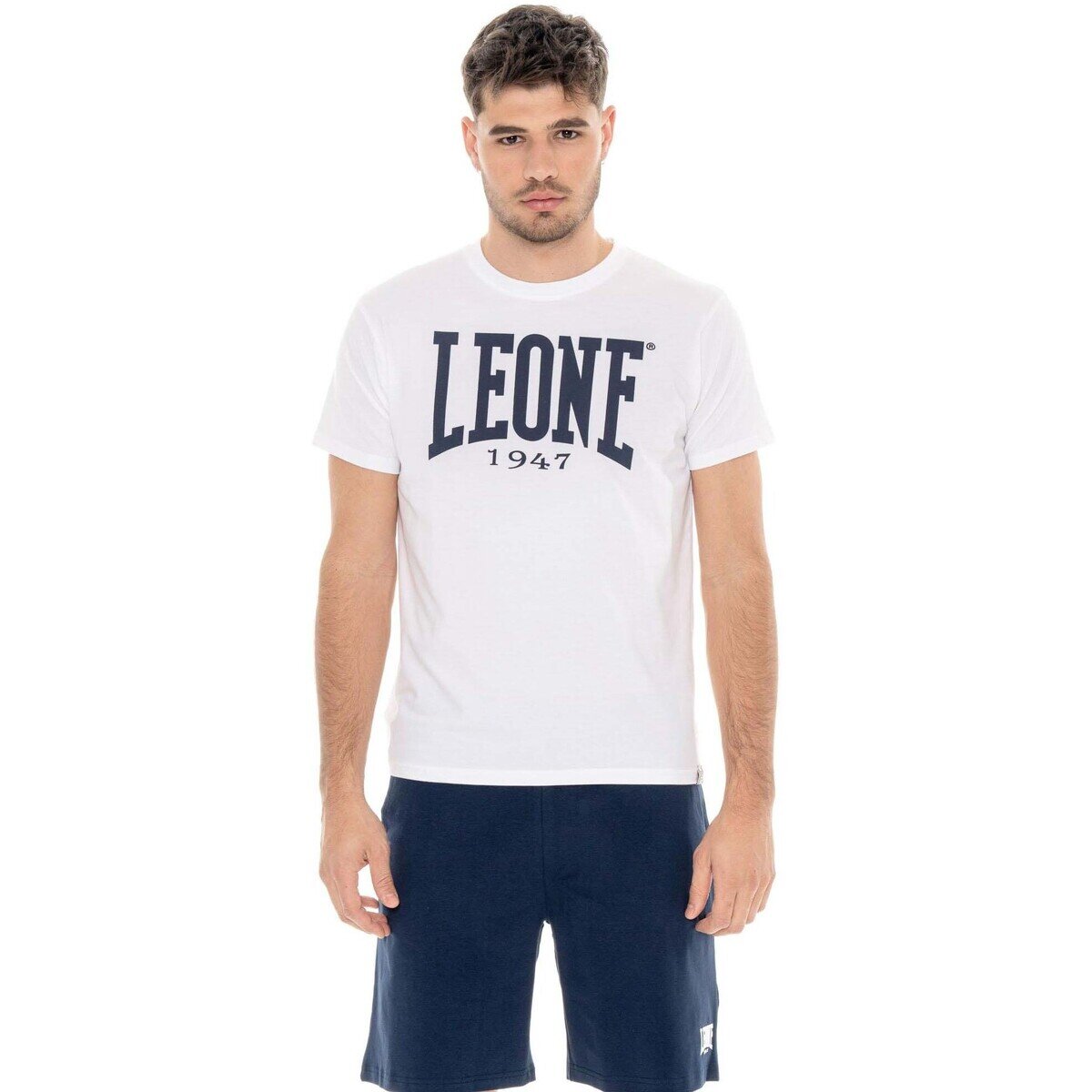 Leone 1947 Îmbracaminte Man T-Shirt Short Sleeves Big Logo