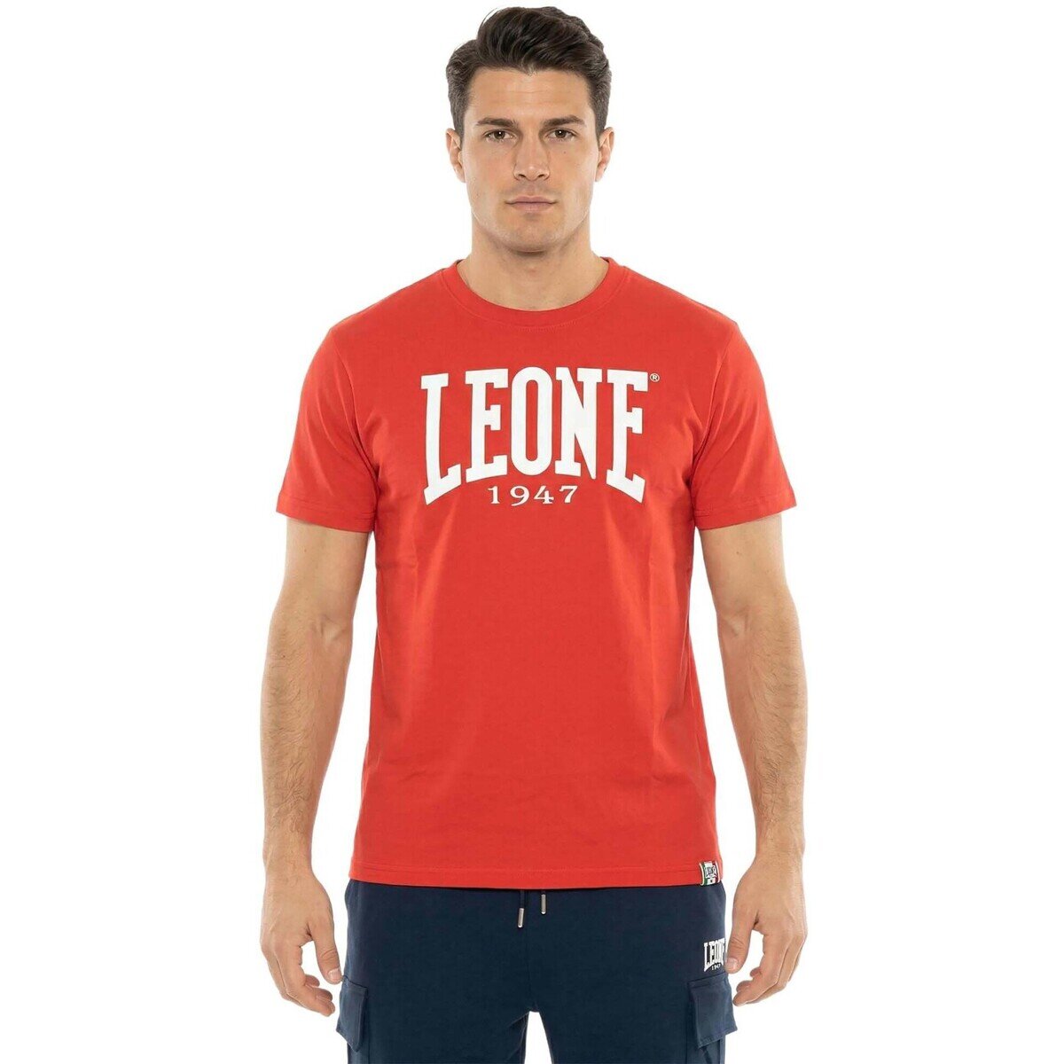 Leone 1947 Îmbracaminte Man T-Shirt Short Sleeves Big Logo