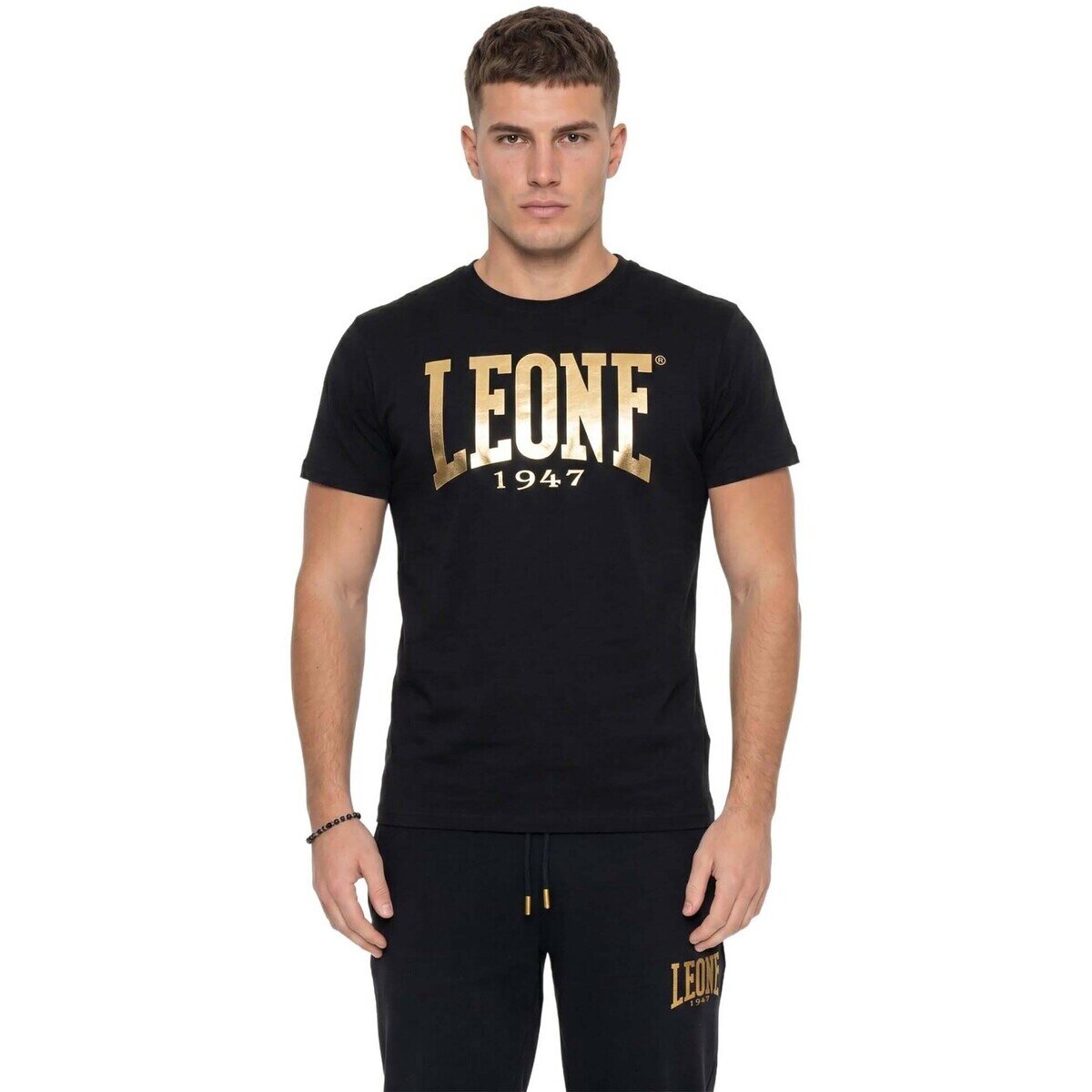 Leone 1947 Îmbracaminte Man T-Shirt Short Sleeves Gold