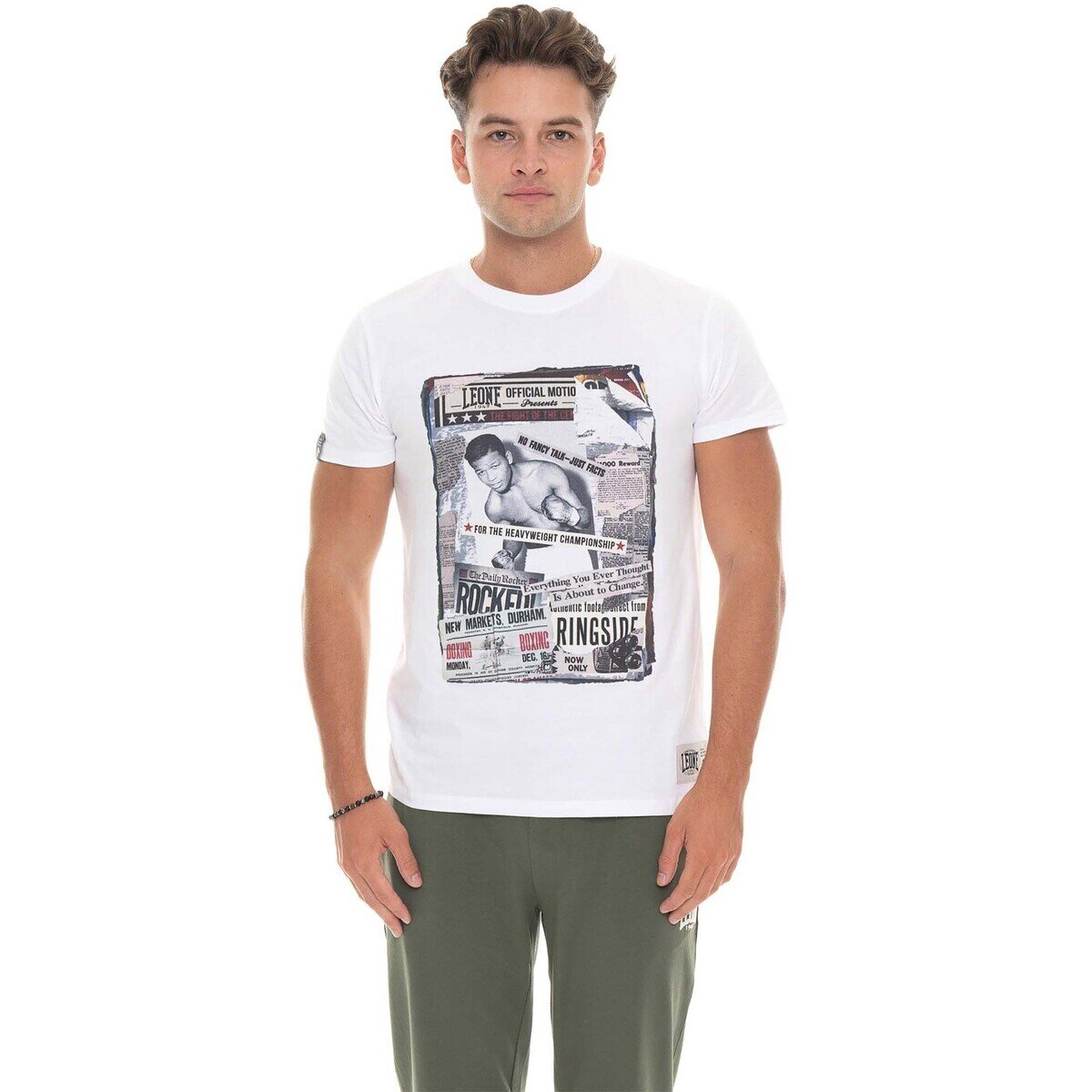 Leone 1947 Îmbracaminte Man T-Shirt Short Sleeves Graphics