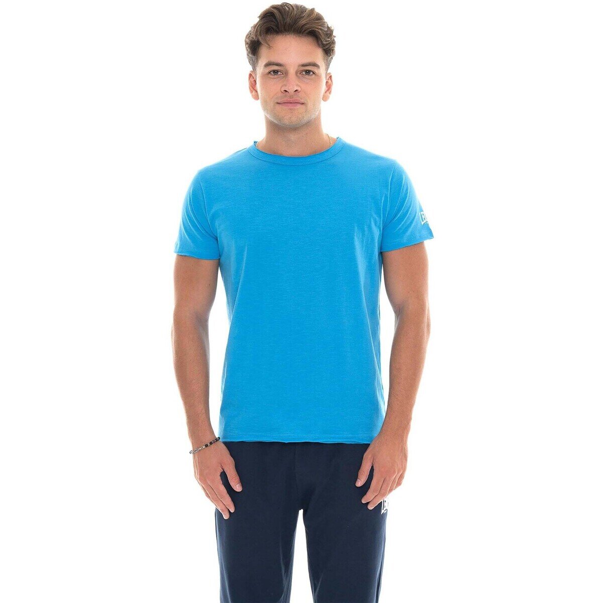 Leone 1947 Îmbracaminte Man T-Shirt Short Sleeves Slub Small Logo