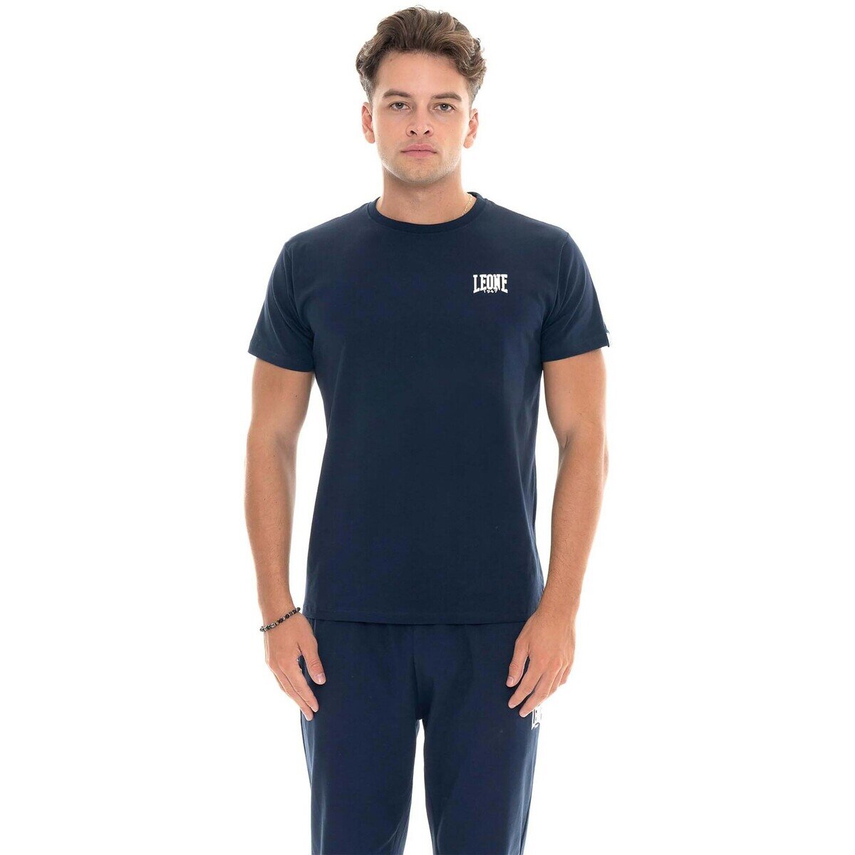 Leone 1947 Îmbracaminte Man T-Shirt Short Sleeves Small Logo