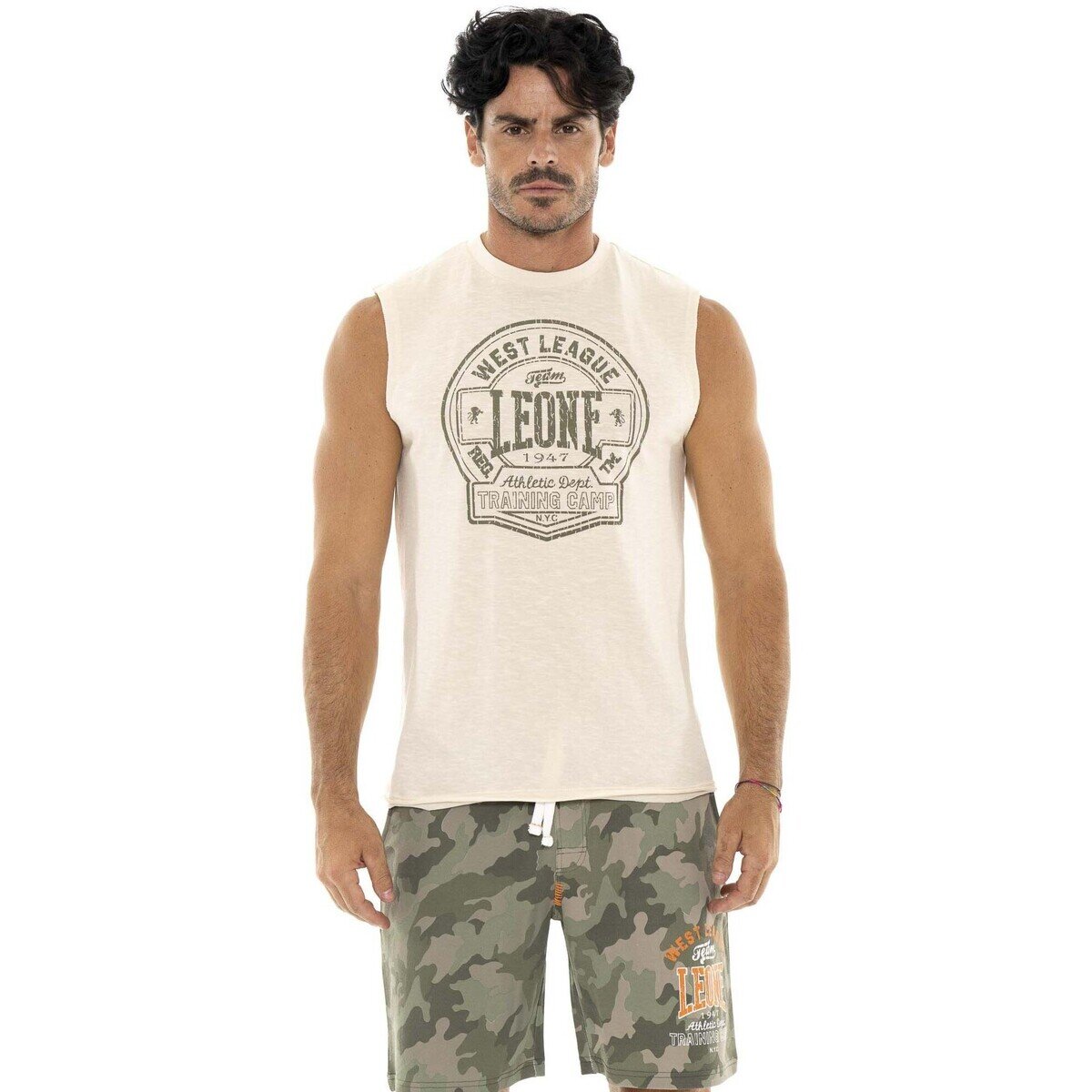 Leone 1947 Îmbracaminte Man T-Shirt Sleveless Military 1947