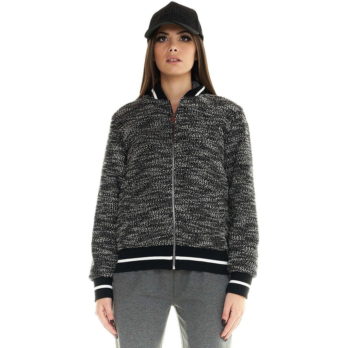 Leone 1947 Îmbracaminte Woman Bomber Jacket Greyss