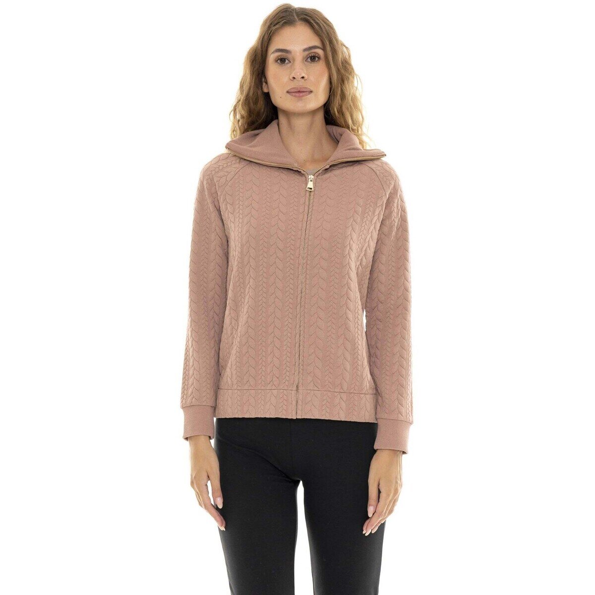 Leone 1947 Îmbracaminte Woman Bonded High Collar Relaxed