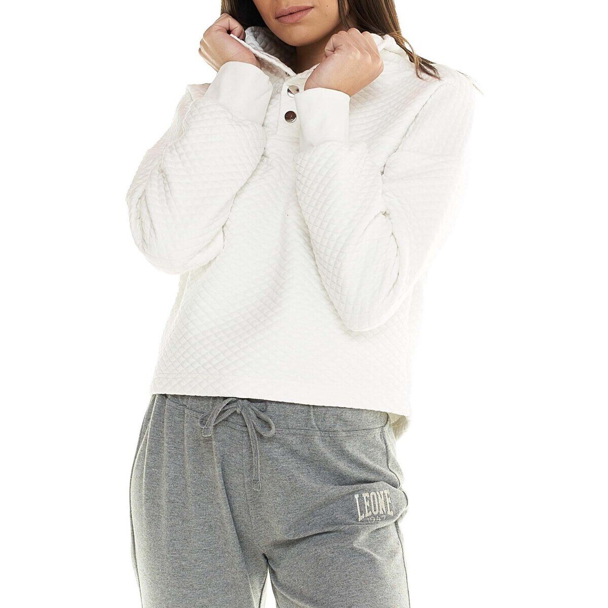 Leone 1947 Îmbracaminte Woman Crop Quilted Leisure