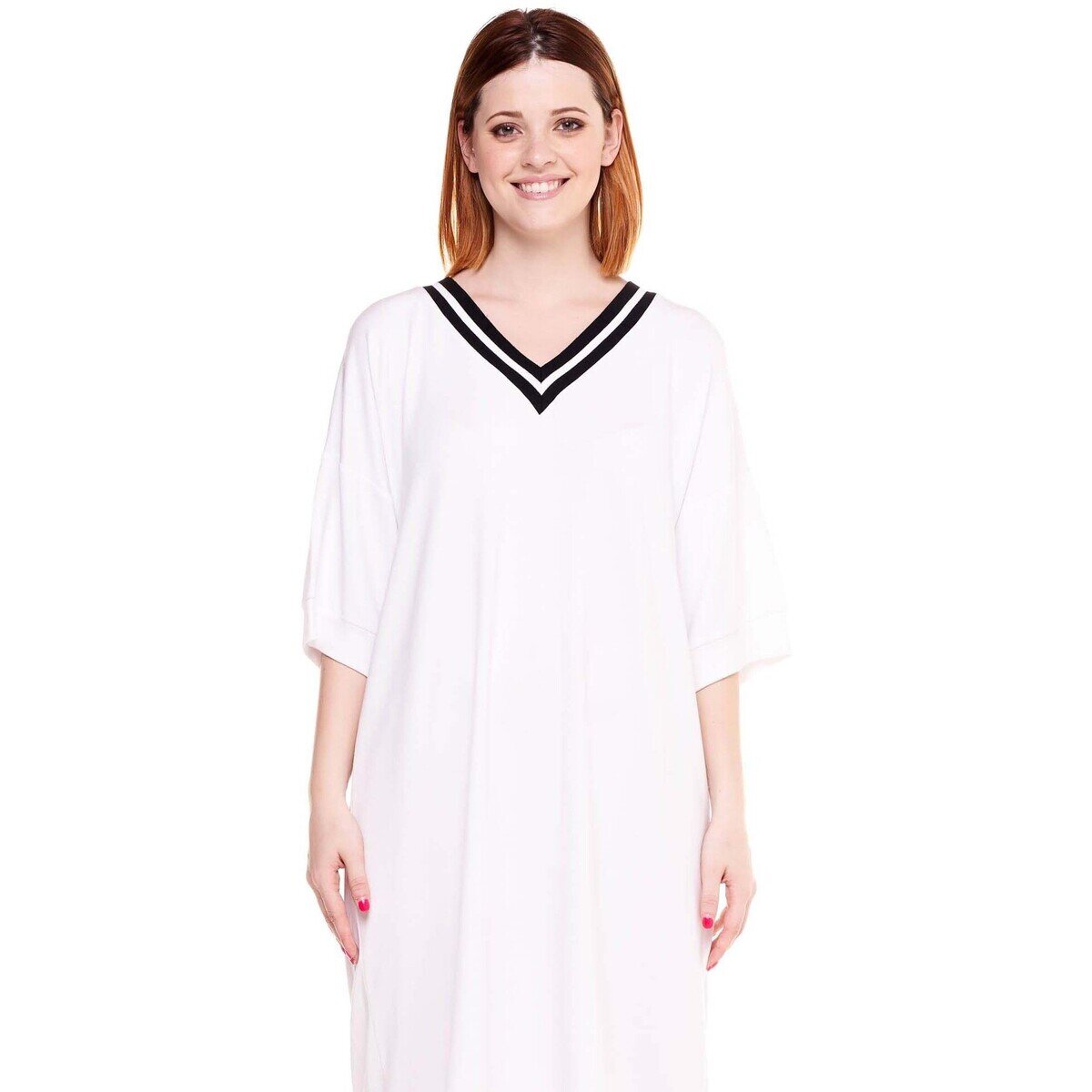 Leone 1947 Îmbracaminte Woman Dress Black Boring