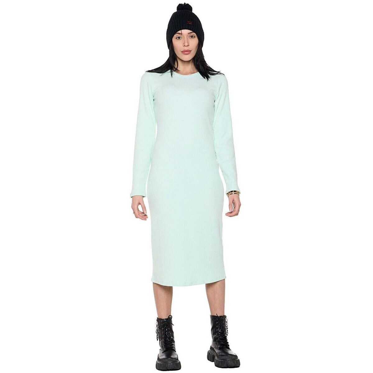 Leone 1947 Îmbracaminte Woman Dress Rib Never Without