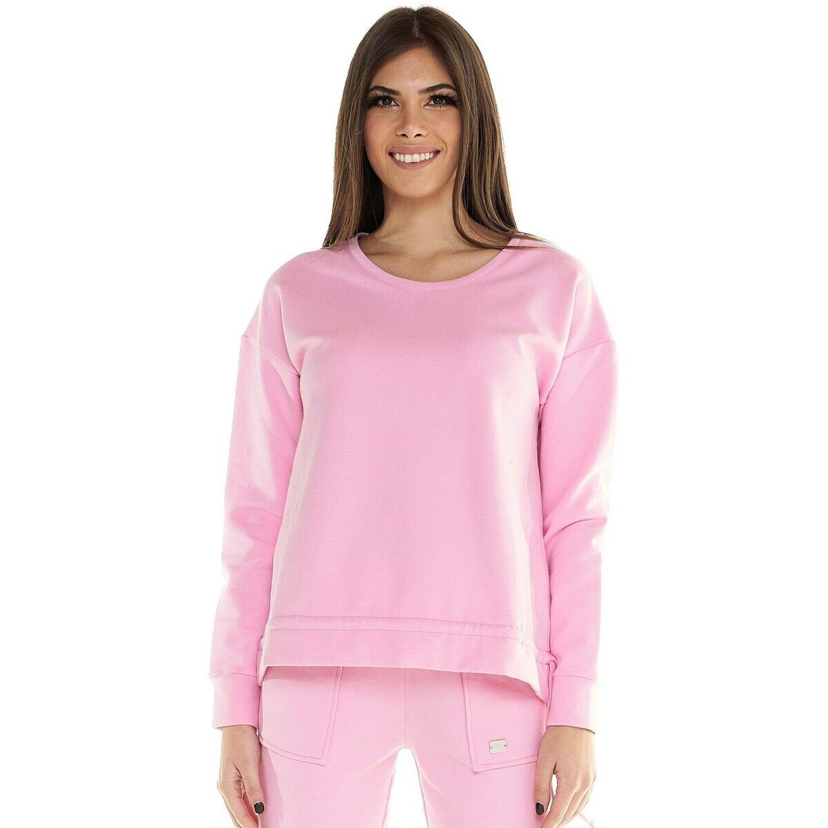 Leone 1947 Îmbracaminte Woman Fleece Long Sleeves With Cord Leisure