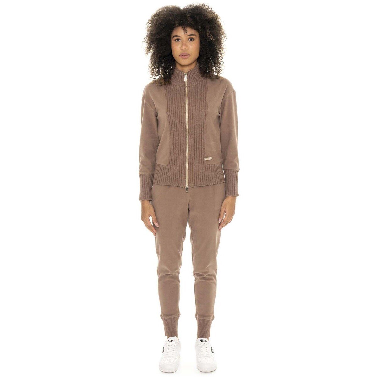 Leone 1947 Îmbracaminte Woman Full Zip High Collar Warm Touch