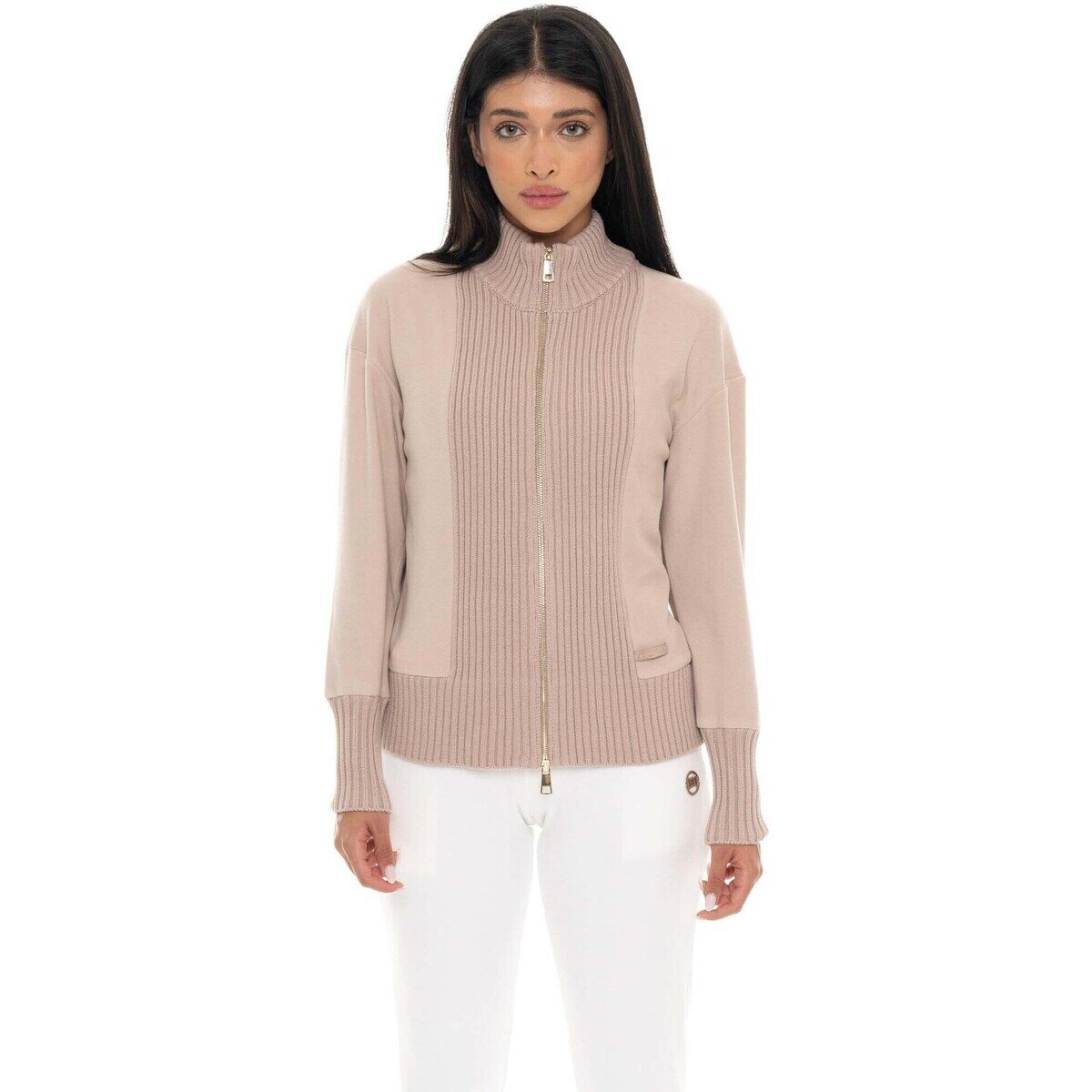 Leone 1947 Îmbracaminte Woman Full Zip High Collar Warm Touch