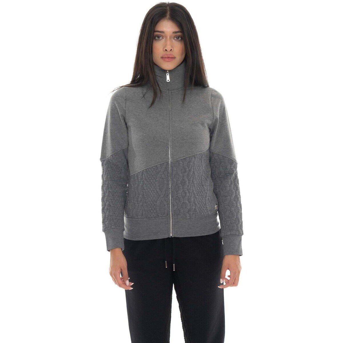 Leone 1947 Îmbracaminte Woman High Collar Full Zip Braid
