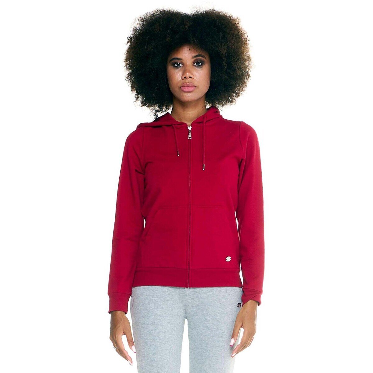 Leone 1947 Îmbracaminte Woman Hoody Full Zip Basic