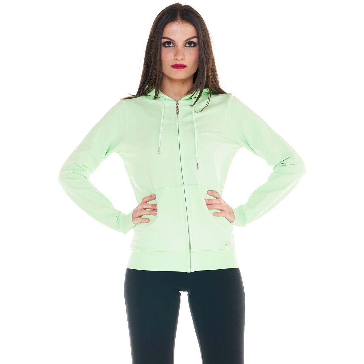 Leone 1947 Îmbracaminte Woman Hoody Full Zip Basic
