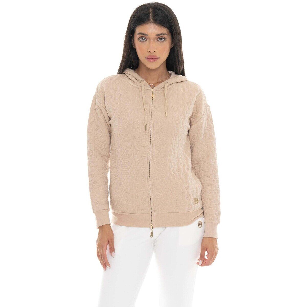 Leone 1947 Îmbracaminte Woman Hoody Full Zip Bonded