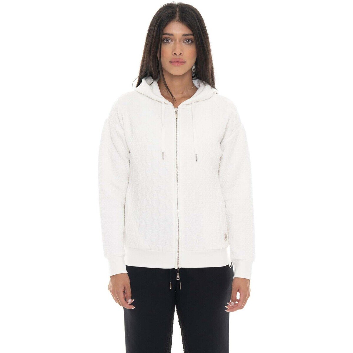 Leone 1947 Îmbracaminte Woman Hoody Full Zip Braid