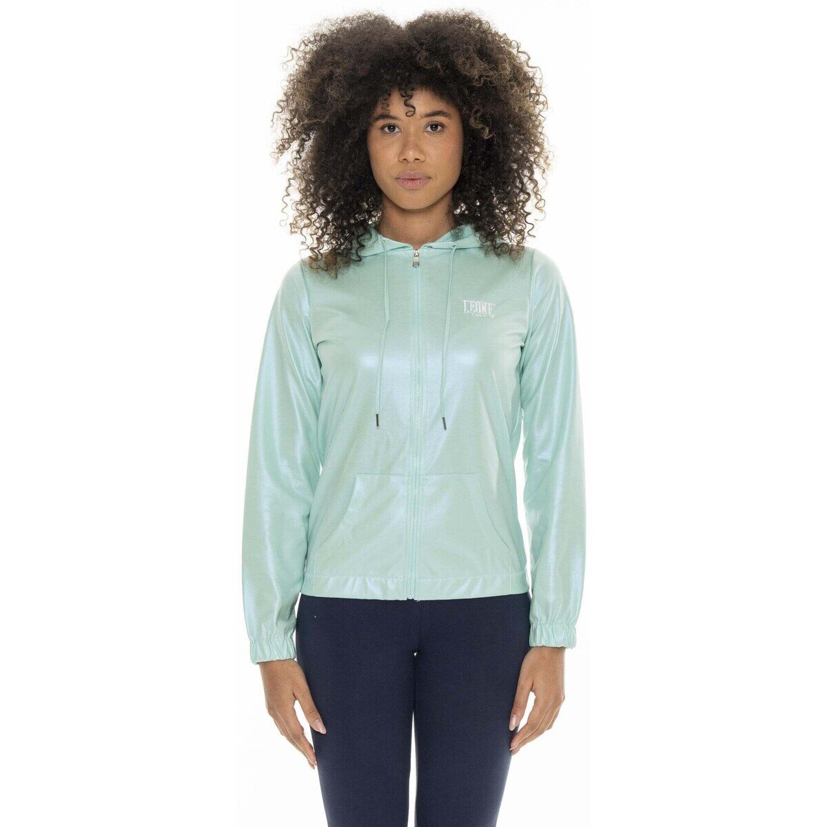Leone 1947 Îmbracaminte Woman Hoody Full Zip Bright