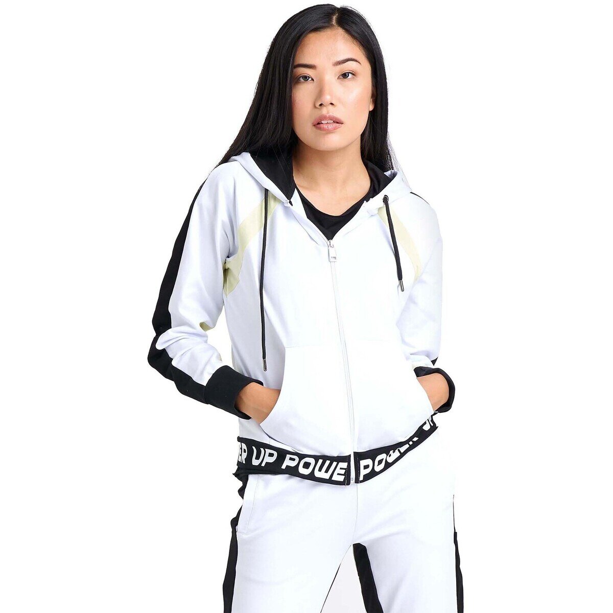 Leone 1947 Îmbracaminte Woman Hoody Full Zip Neon
