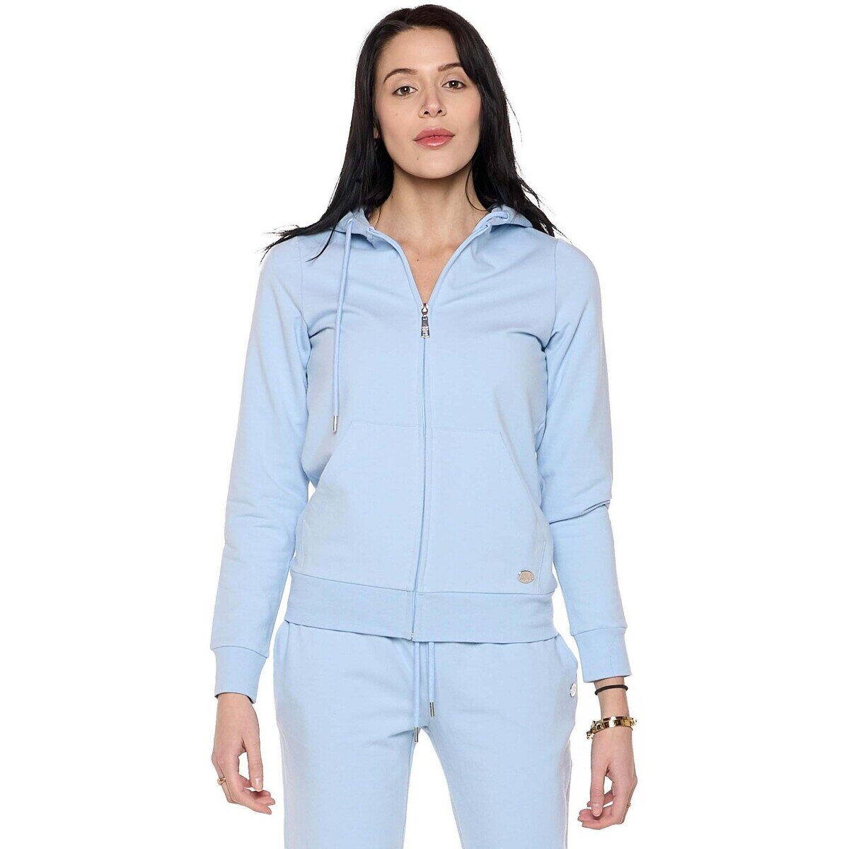 Leone 1947 Îmbracaminte Woman Hoody Full Zip Never Without