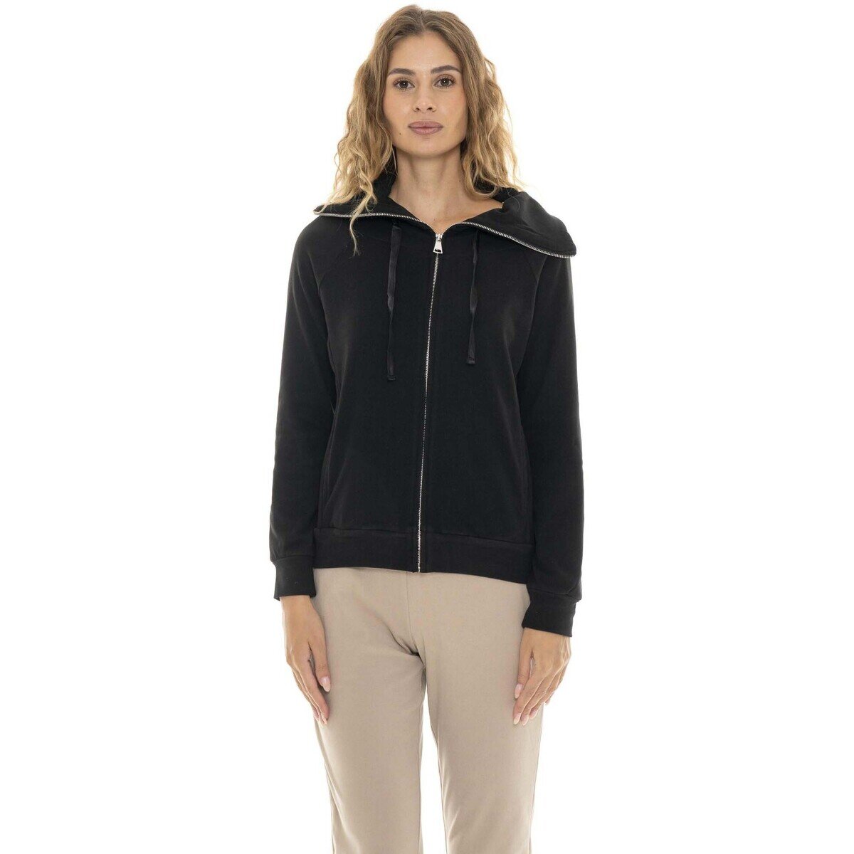 Leone 1947 Îmbracaminte Woman Hoody Full Zip Relaxed