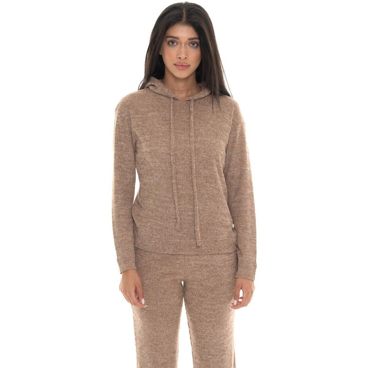 Leone 1947 Îmbracaminte Woman Hoody Rib Warm Touch
