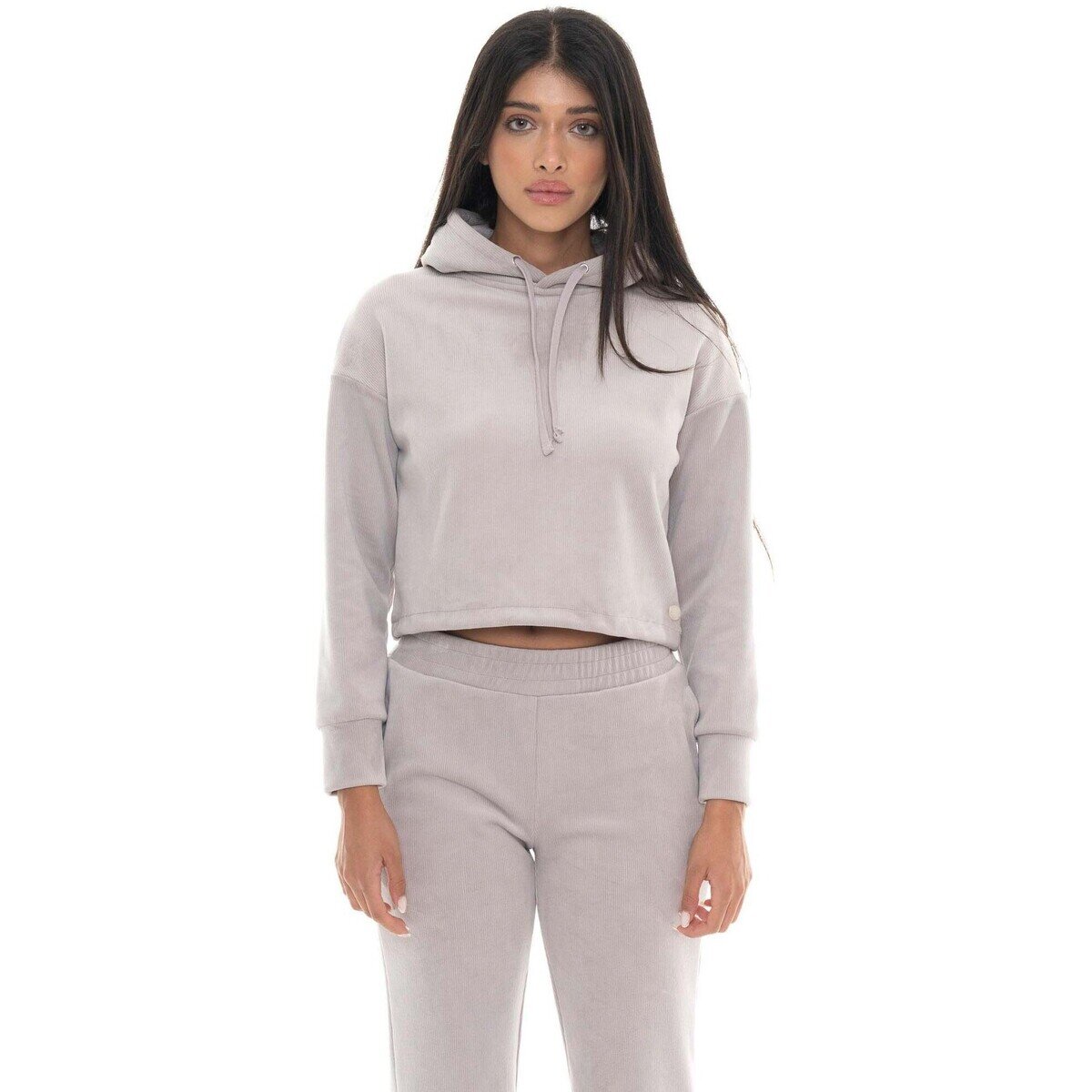 Leone 1947 Îmbracaminte Woman Hoody Velvet Glam Winter