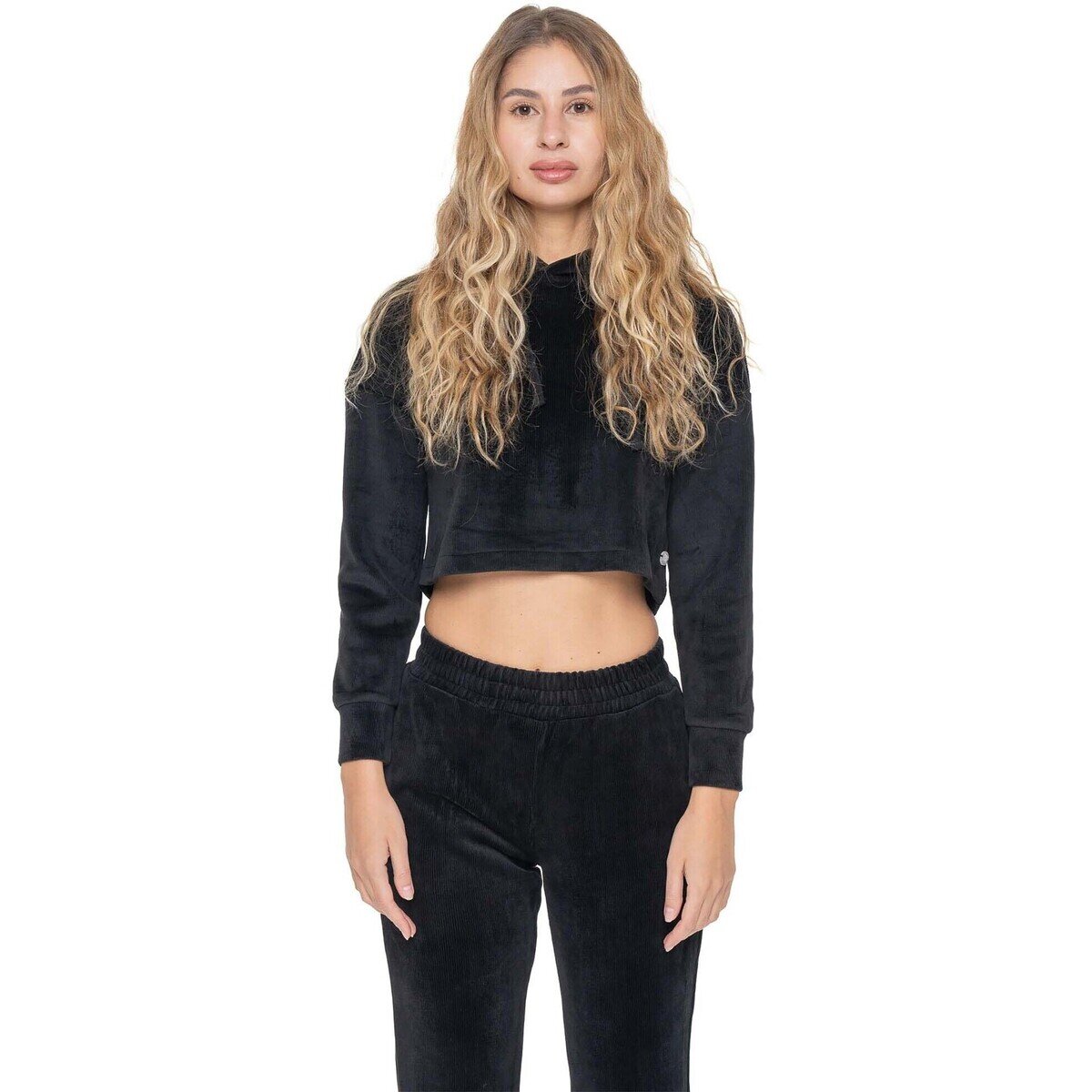 Leone 1947 Îmbracaminte Woman Hoody Velvet Glam Winter