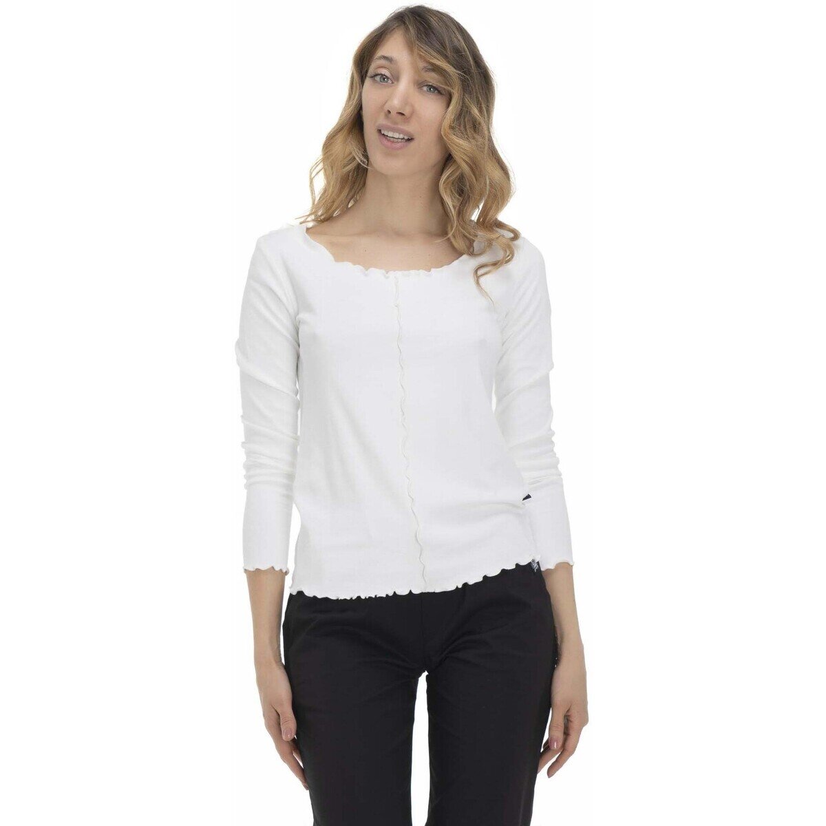 Leone 1947 Îmbracaminte Woman Long Sleeves T-Shirt Earth Tones