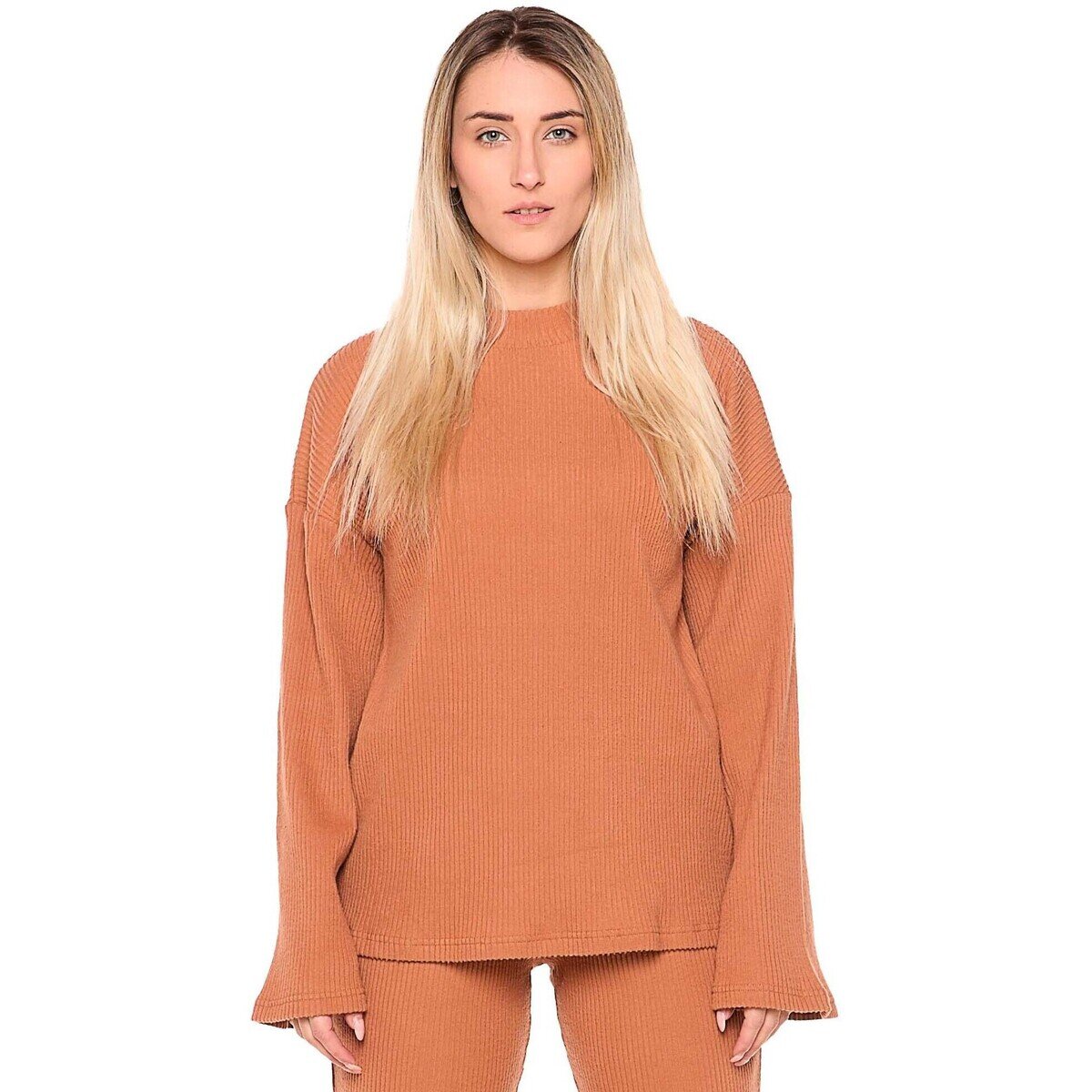 Leone 1947 Îmbracaminte Woman Rib High Collar Relaxed