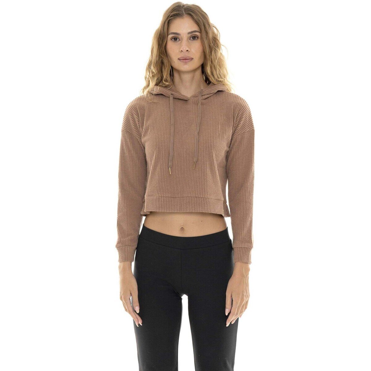 Leone 1947 Îmbracaminte Woman Rib Hoody Relaxed