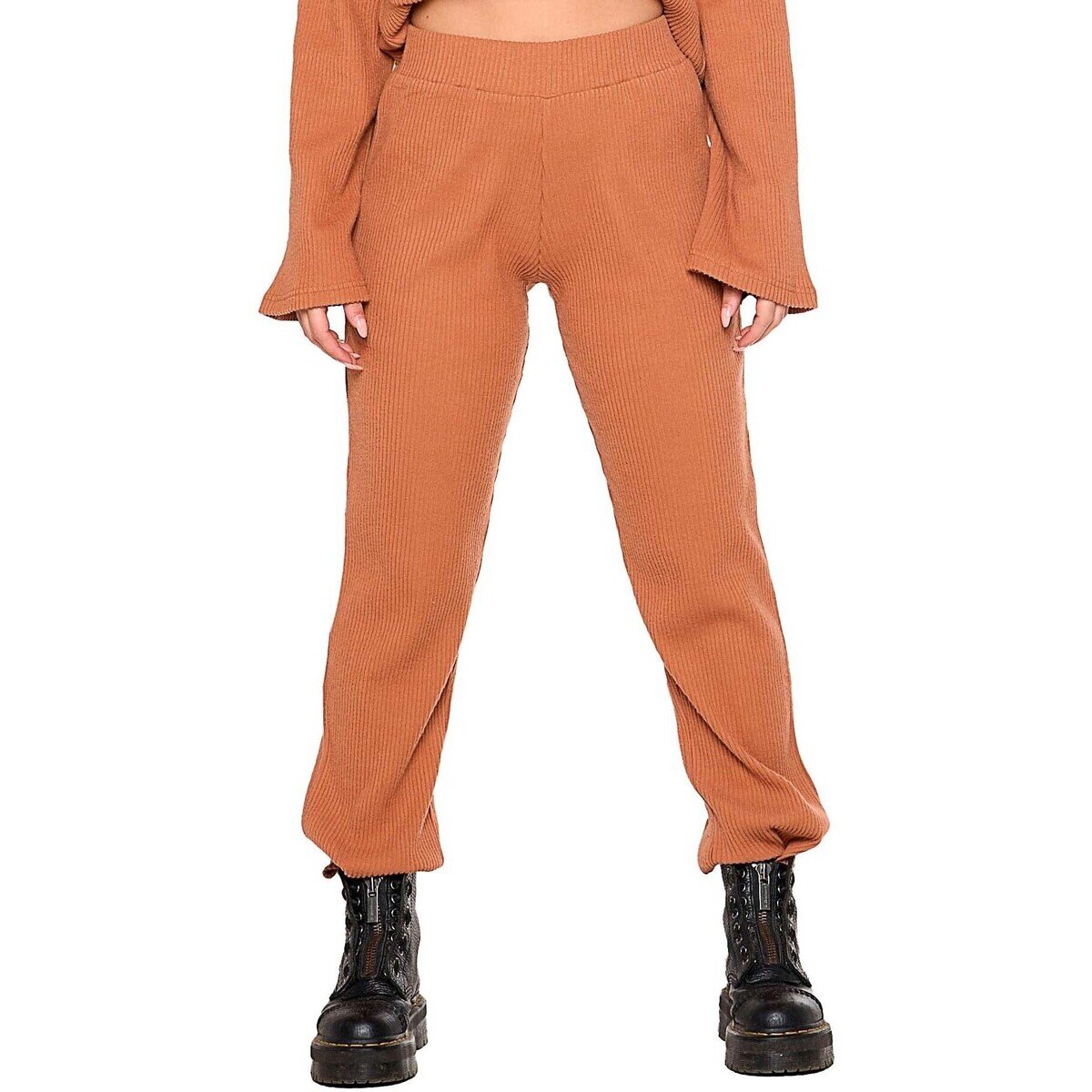Leone 1947 Îmbracaminte Woman Rib Sweatpants Relaxed