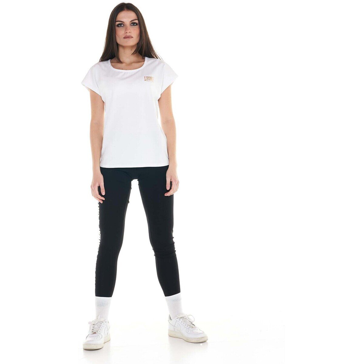 Leone 1947 Îmbracaminte Woman Sets T-Shirt + Leggings Gold