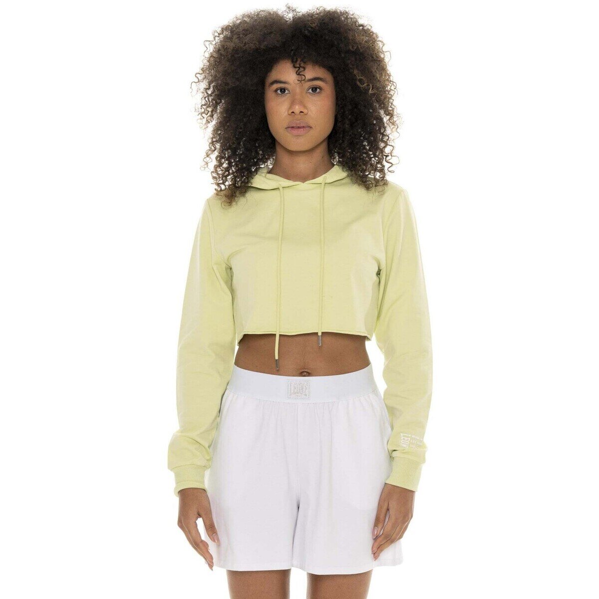 Leone 1947 Îmbracaminte Woman Short Hoody Silence Work