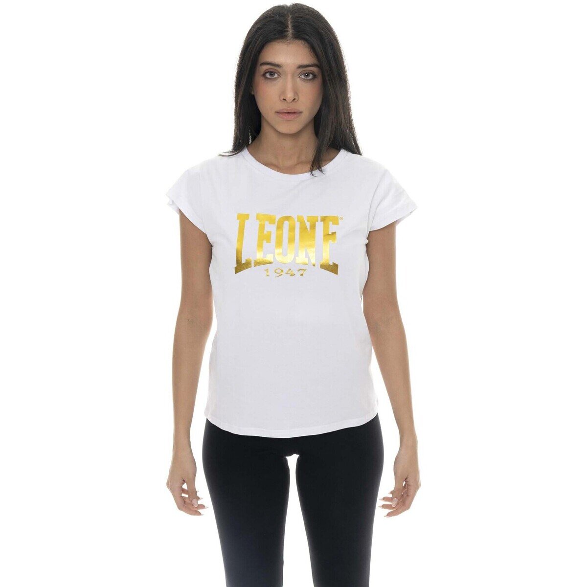 Leone 1947 Îmbracaminte Woman Short Sleeves Gold