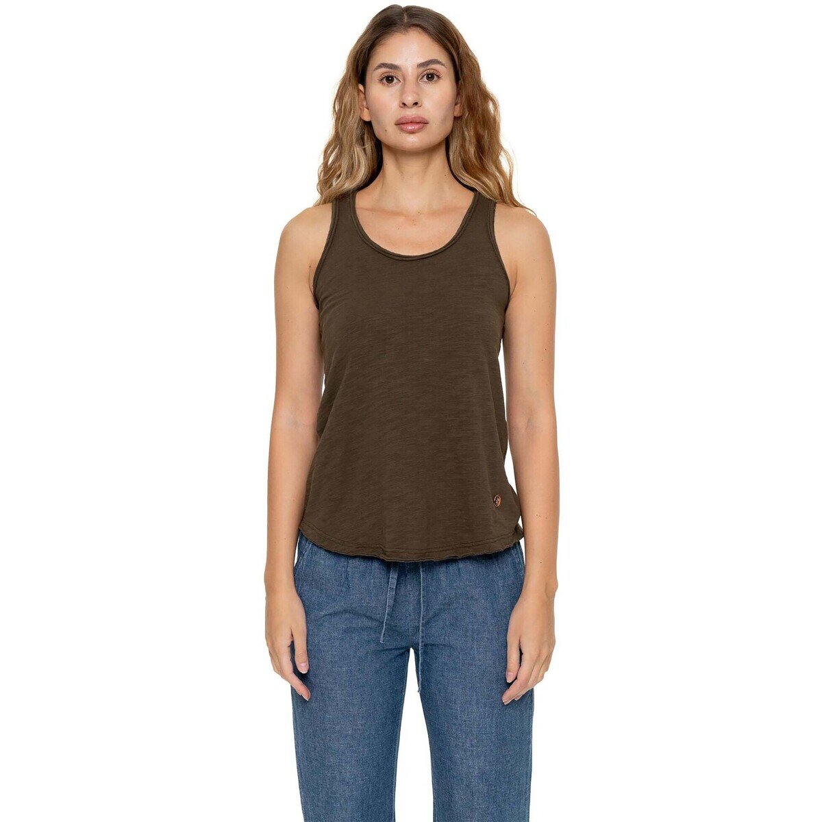 Leone 1947 Îmbracaminte Woman Sleeveless T-Shirt Urban Safari