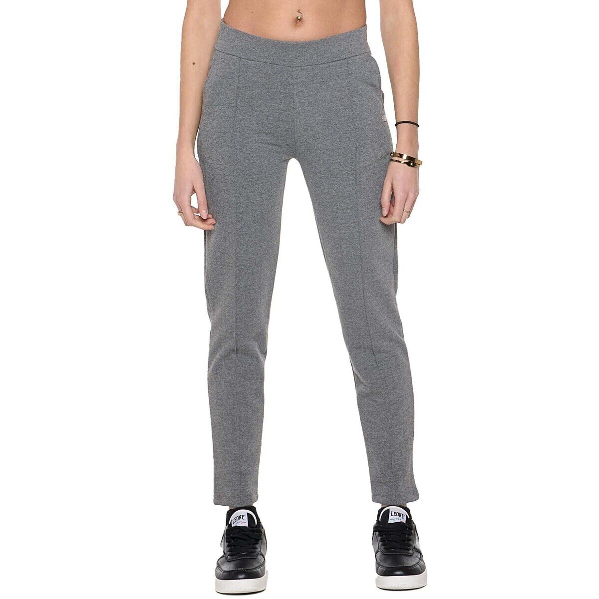 Leone 1947 Îmbracaminte Woman Sweatpants Pearl