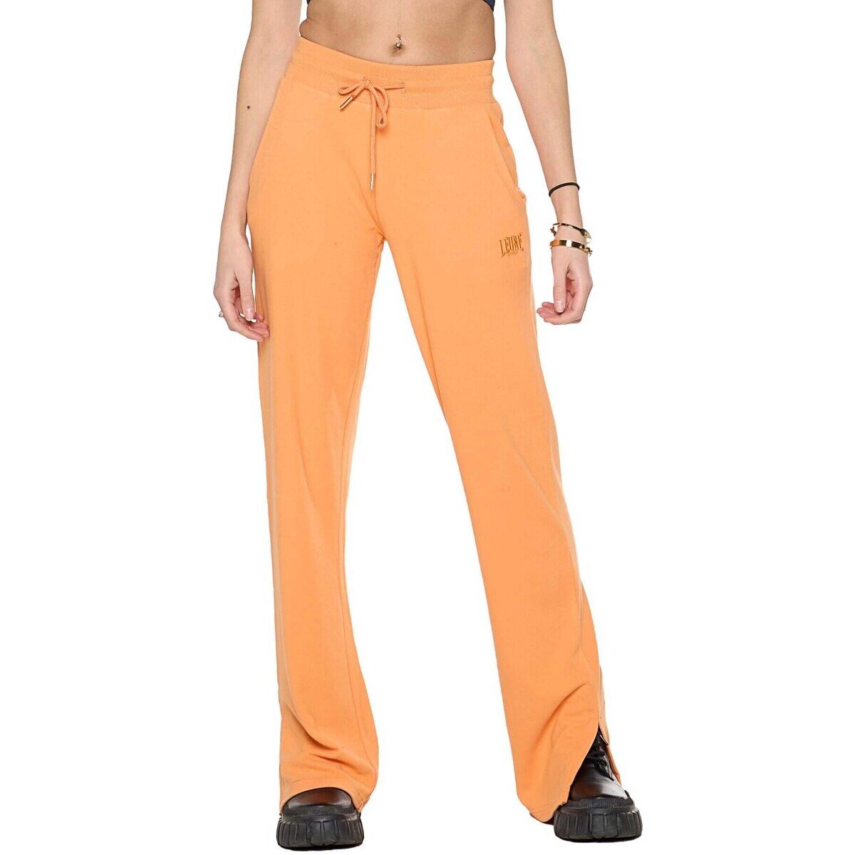 Leone 1947 Îmbracaminte Woman Sweatpants Relaxed