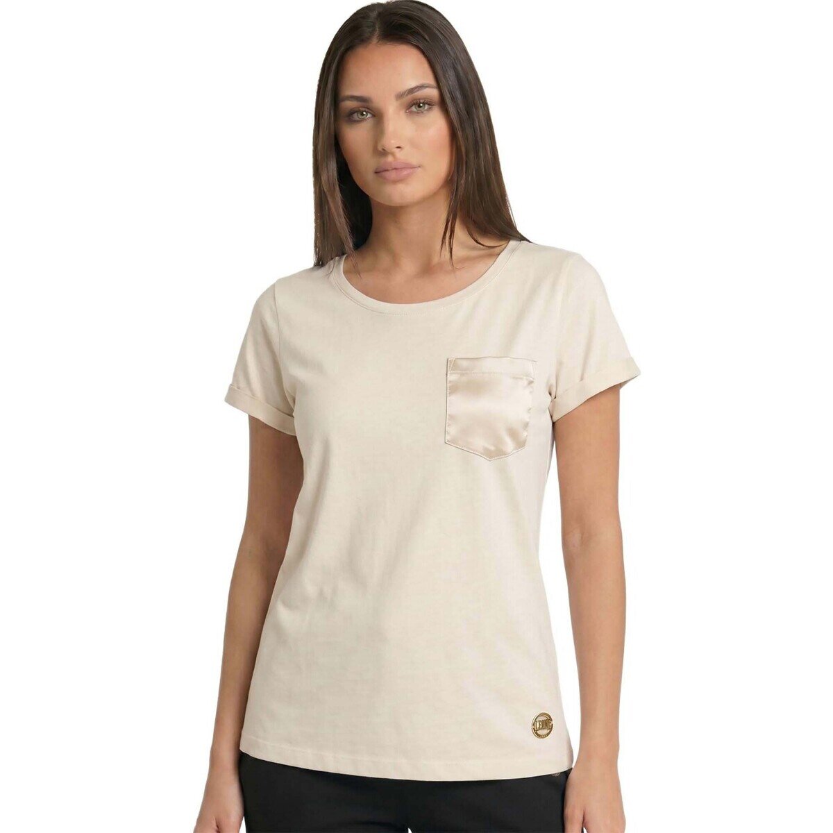 Leone 1947 Îmbracaminte Woman T-Shirt Short Sleeves Classy